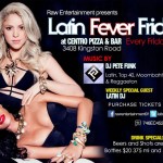 Latin Fever Fridays Centro Bar 3408 Kingston Rd. Pete Funk