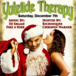 Yuletide Therapy Fire 4 Hire DJ Shamz Richniques Chrispin Warner Lily Lounge College Street Toronto Party Xmas