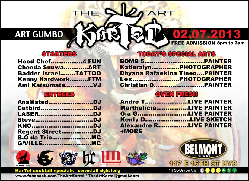 Art Gumbo by The Art Kartel Regent Street Fire 4 Hire Soundsystem